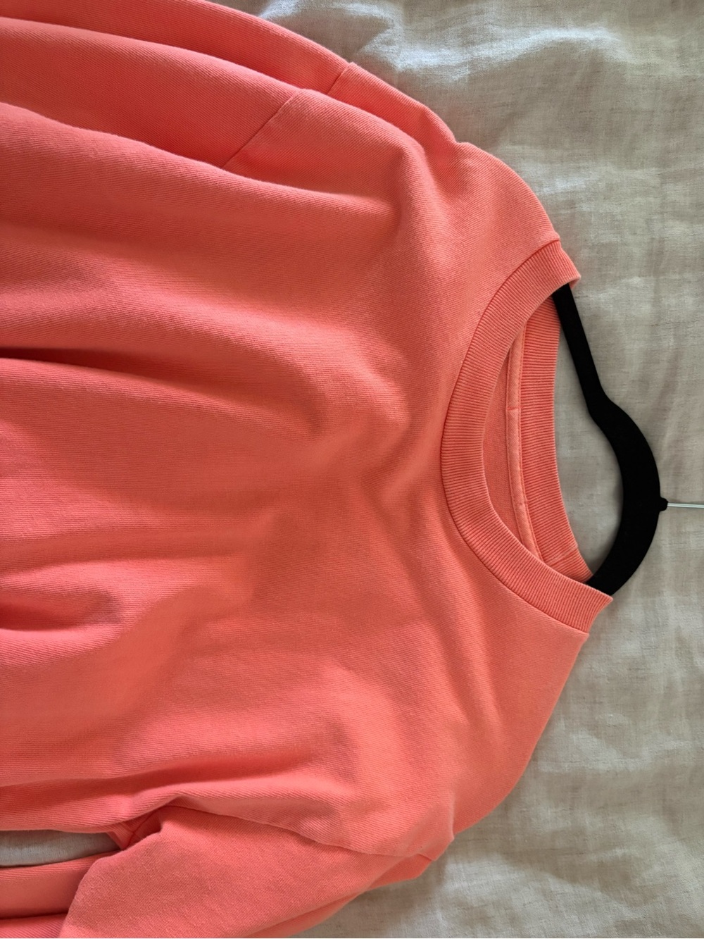 Women’s Coral Crewneck Long-Sleeve Top